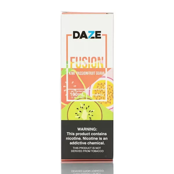 7 Daze Fusion TFN - Kiwi Passionfruit Guava - 100ml - 3mg - Image 3