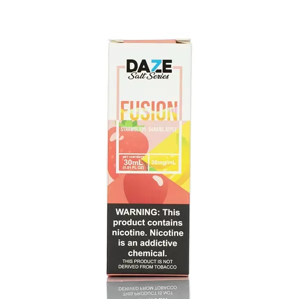 7 Daze Fusion TFN Salts - Strawberry Banana Apple - 30ml - 50mg - Image 3