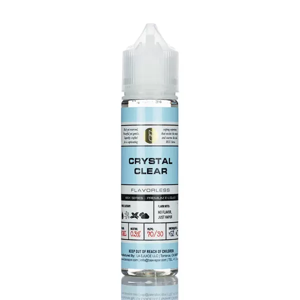 BSX Vapor E-Liquid - Crystal Clear - 60ml - 6mg - Image 2
