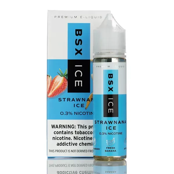 BSX Vapor E-liquid - Strawnana Ice - 60ml - 3mg