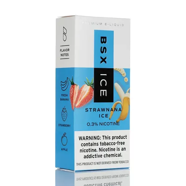 BSX Vapor E-liquid - Strawnana Ice - 60ml - 3mg - Image 3
