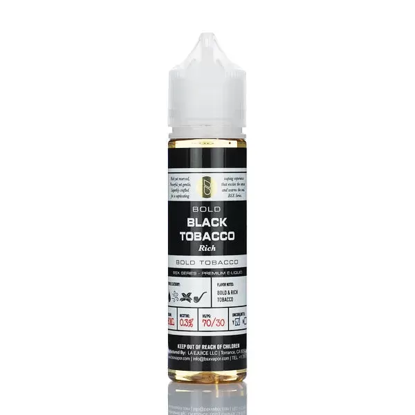 BSX Vapor E-Liquid - Black Tobacco - 60ml - 6mg - Image 2