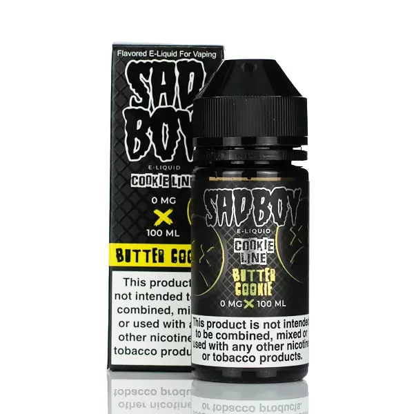 Sadboy E-liquid - No Nicotine Vape Juice - 100ml - Lemon Jam Cookie - Image 2