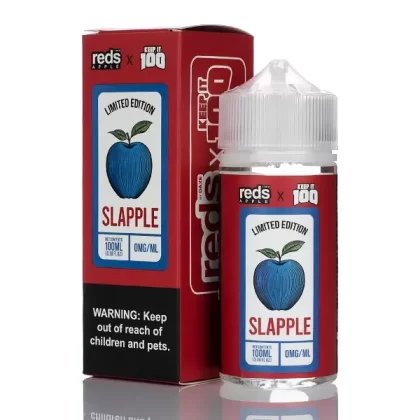 7 Daze Reds Apple x Keep It 100 - Slapple (No Nicotine) - Slapple