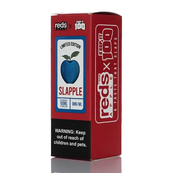 7 Daze Reds Apple x Keep It 100 - Slapple (No Nicotine) - Slapple - Image 3