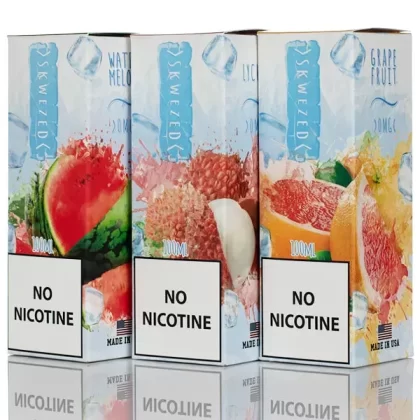 Skwezed Ice - No Nicotine Vape Juice Ice - 100ml - Banana Ice (Buhnanza)