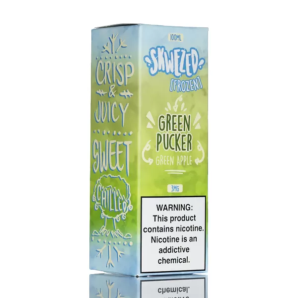 Skwezed Ice - Green Apple Ice (Green Pucker Ice) - 100ml - 6mg - Image 3