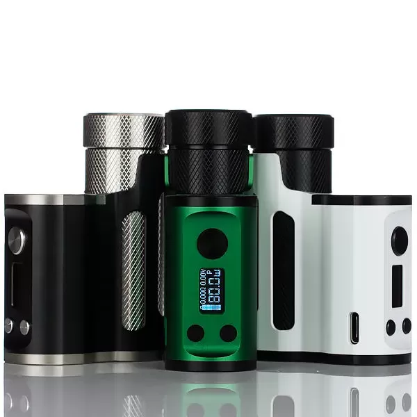 Mechlyfe Paramour 80W SBS 18650/21700 Box Mod (DISCONTINUED) - Green and Black