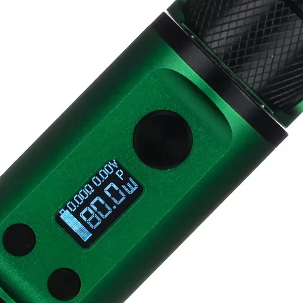 Mechlyfe Paramour 80W SBS 18650/21700 Box Mod (DISCONTINUED) - Green and Black - Image 2