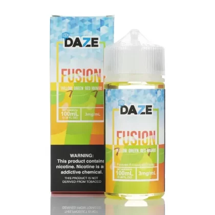 7 Daze Fusion TFN - Yellow Green Red Mango ICED - 100ml - 3mg