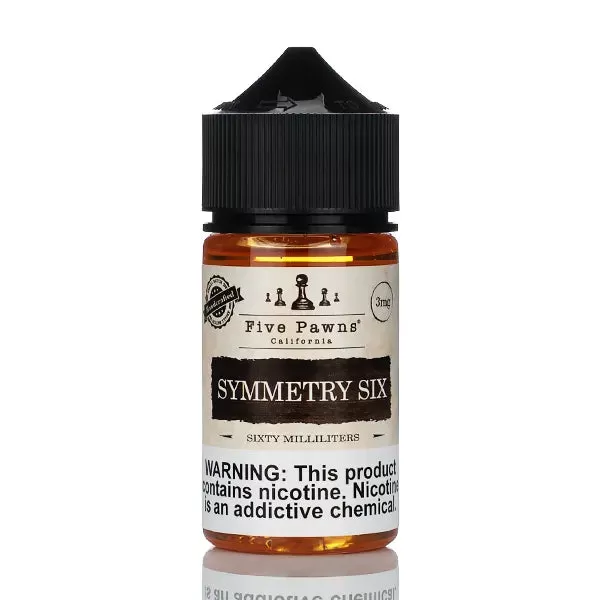 Five Pawns TFN E-Liquid - Symmetry Six - 60ml - 6mg