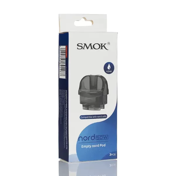 SMOK Nord 50W Replacement Pods - Pack of 3 - Nord Empty Pods