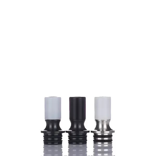 VaporDNA Two Tone Tailpipe 510 Drip Tip - Black / Black