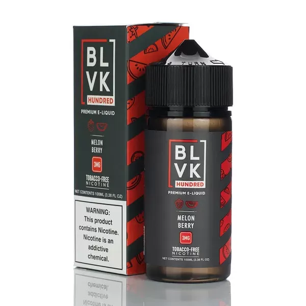BLVK Hundred E-liquid - Melon Berry - 100ml - 3mg