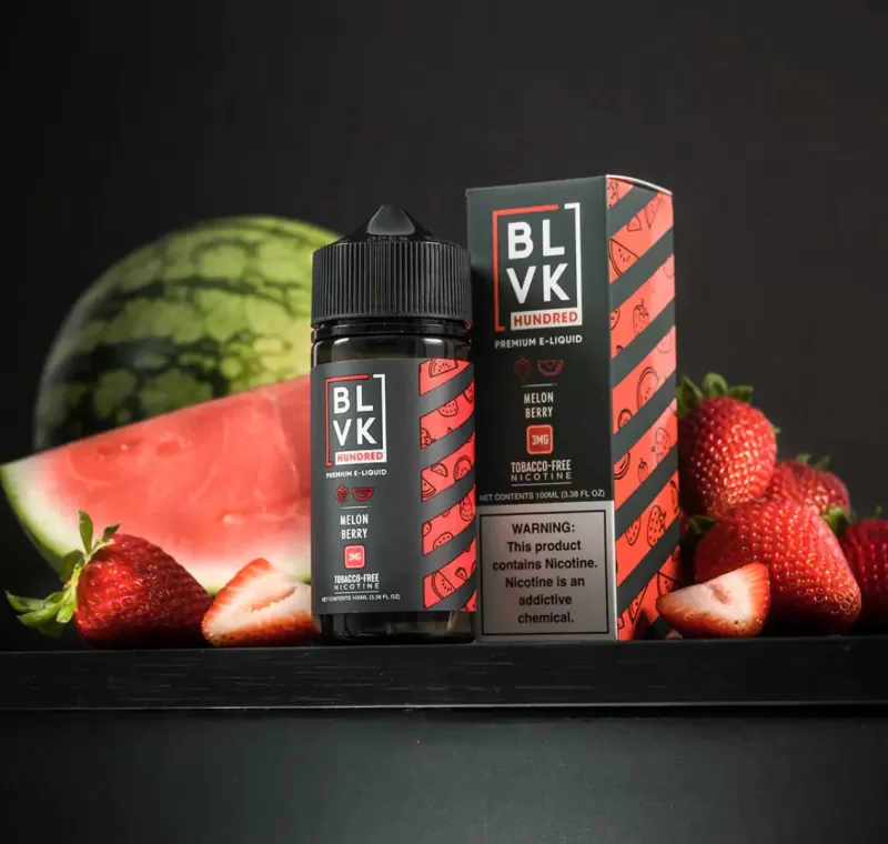 BLVK Hundred E-liquid - Melon Berry - 100ml - 3mg - Image 3