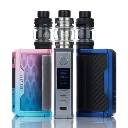 Lost Vape Quest Centaurus Q200 Starter Kit (DISCONTINUED) - Sierra Blue Carbon Fiber