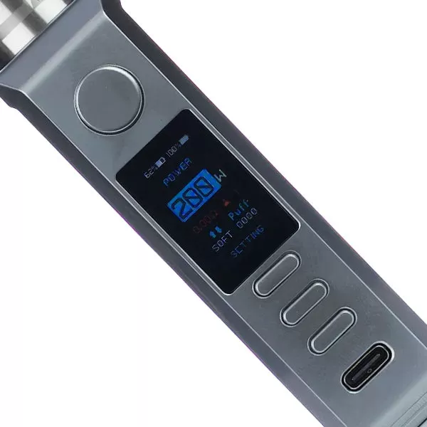 Lost Vape Quest Centaurus Q200 Starter Kit (DISCONTINUED) - Sierra Blue Carbon Fiber - Image 2