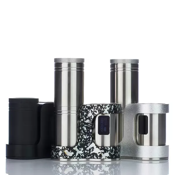 Ambition Mods Converter 50W SBS Box Mod Tube Mod - Full Set (DISCONTINUED) - Full Silver