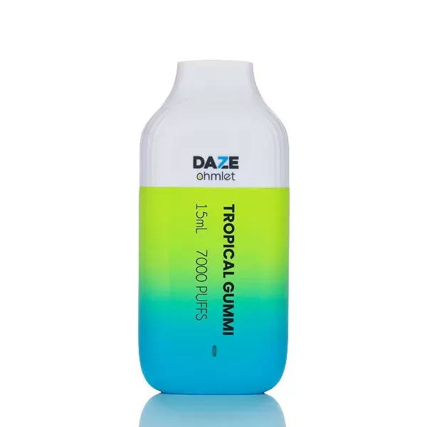 7 Daze Ohmlet 7000 Puffs Rechargeable Disposable Vape - 15ML (DISCONTINUED) - Pineapple Peach Whip - Image 3