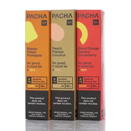 Pachamama Syn - No Nicotine Vape Juice - 60ml - White Peach Ice