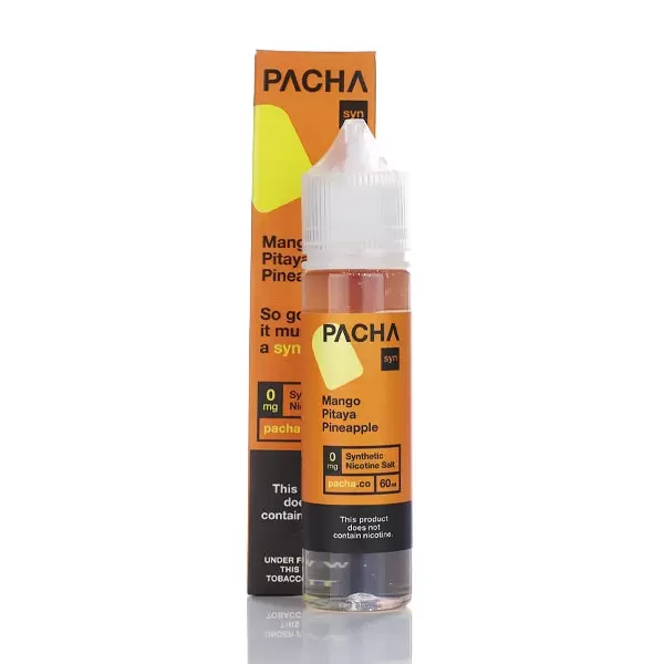 Pachamama Syn - No Nicotine Vape Juice - 60ml - White Peach Ice - Image 2