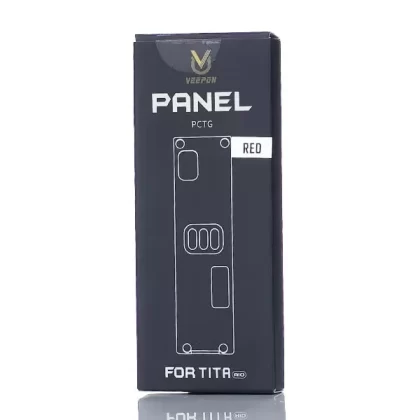 Veepon PCTG Faceplate Panel for TITA AIO (DISCONTINUED) - Red