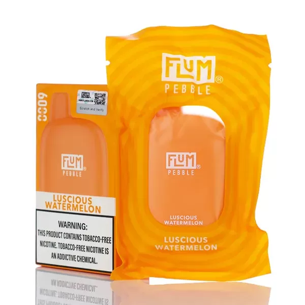 Flum Pebble 6000 Puffs Disposable Vape - 14ML - Green Apple Watermelon - Image 2