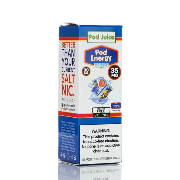 Pod Juice Salt - Pod Energy Freeze - 30ml (DISCONTINUED) - 55mg - Image 3