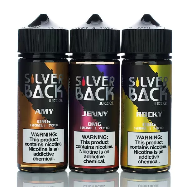 Silverback Juice Co - No Nicotine Vape Juice - 120ml - Amy