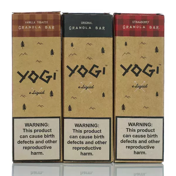Yogi E-Liquid - No Nicotine Vape Juice - 60ml - Original Granola