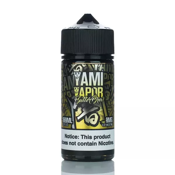 Yami Vapor - No Nicotine Vape Juice - 100ml - Butter Brew - Image 2
