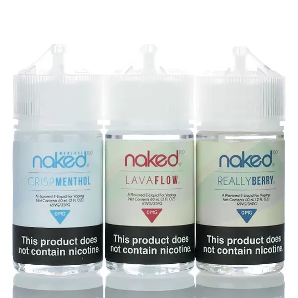 Naked 100 - No Nicotine Vape Juice - 60ml - Hawaiian POG