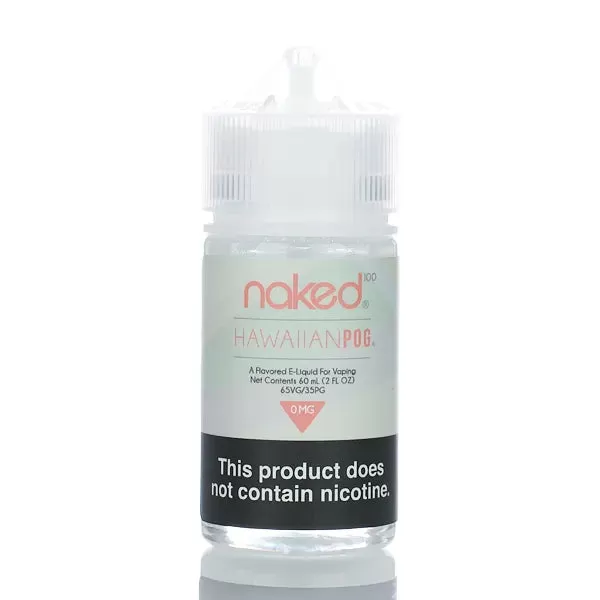 Naked 100 - No Nicotine Vape Juice - 60ml - Hawaiian POG - Image 2
