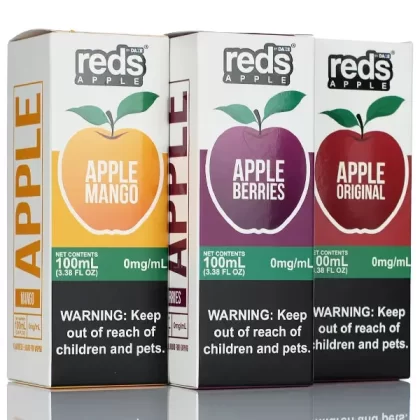 7 Daze Reds Apple - No Nicotine Vape Juice - 100ml - Reds Apple Watermelon