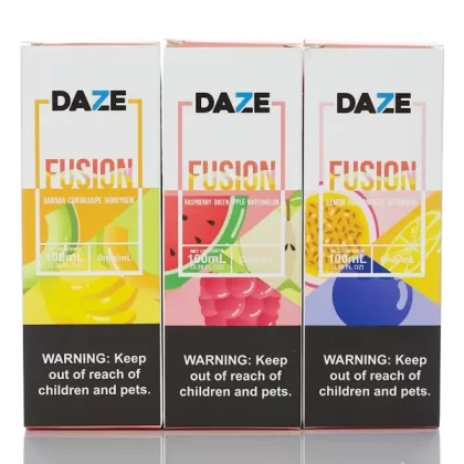 7 Daze Fusion - No Nicotine Vape Juice - 100ml - Grapefruit Orange Mango