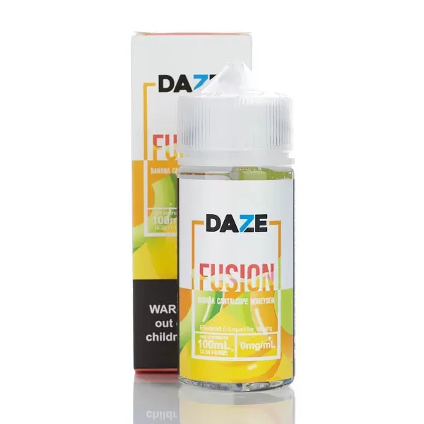 7 Daze Fusion - No Nicotine Vape Juice - 100ml - Raspberry Green Apple Watermelon - Image 2