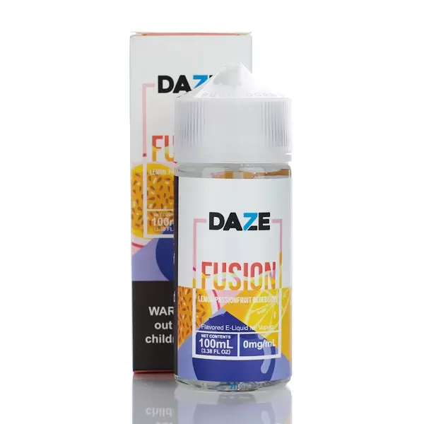 7 Daze Fusion - No Nicotine Vape Juice - 100ml - Raspberry Green Apple Watermelon - Image 3