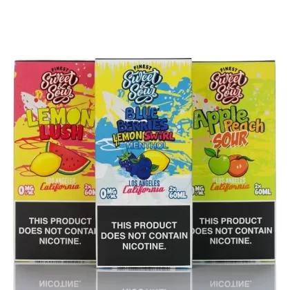 The Finest E-Liquid Sweet & Sour - No Nicotine Vape Juice - 120ml (DISCONTINUED) - Lemon Lush