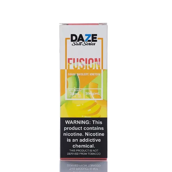 7 Daze Fusion TFN Salt - Banana Cantaloupe Honeydew - 30ml - 30mg - Image 3