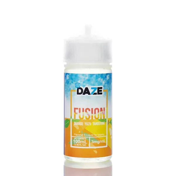 7 Daze Fusion TFN - Orange Yuzu Tangerine ICED - 100ml - 6mg - Image 2