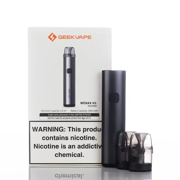 GeekVape Wenax H1 Portable Pod System (DISCONTINUED) - Gunmetal - Image 2
