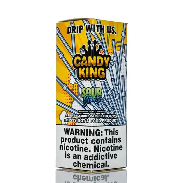 Candy King - Sour Straws - 100ml - 3mg - Image 3