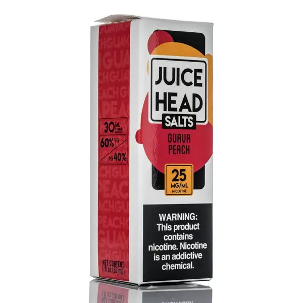 Juice Head Salts - Guava Peach - 30ml - 50mg - Image 2