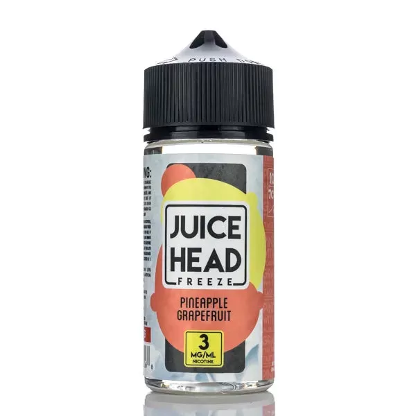 Juice Head Freeze E-Liquid - Pineapple Grapefruit Freeze - 100ml - 3mg - Image 3