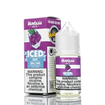 Vapetasia E-Juice Salts - ICED Grape - 30ml - 24mg