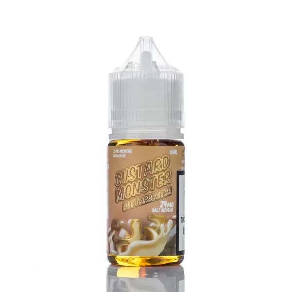 Custard Monster Salts - Butterscotch Custard - 30ml - 24mg - Image 2