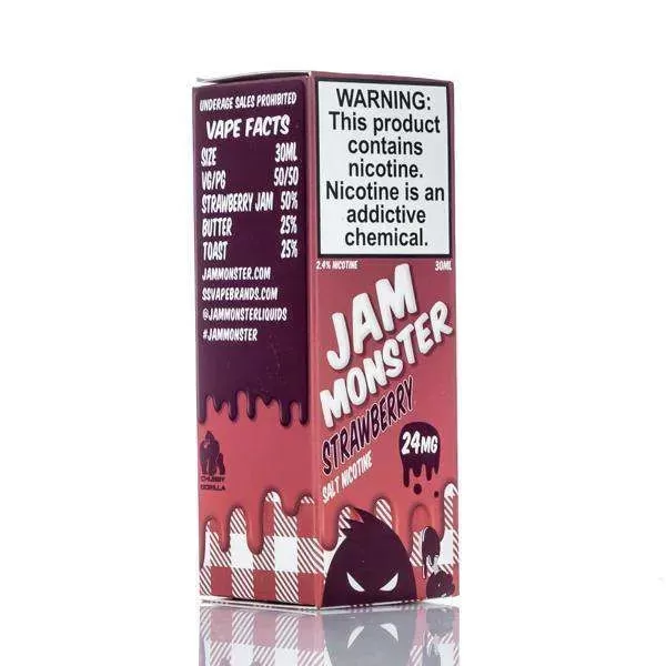Jam Monster Salts - Strawberry Jam - 30ml - 24mg - Image 3
