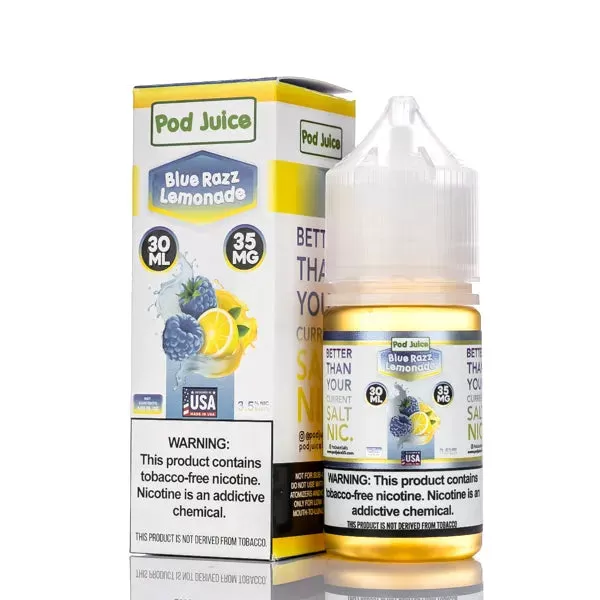 Pod Juice Salt - Blue Razz Lemonade - 30ml - 55mg