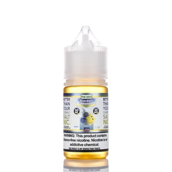 Pod Juice Salt - Blue Razz Lemonade - 30ml - 55mg - Image 2