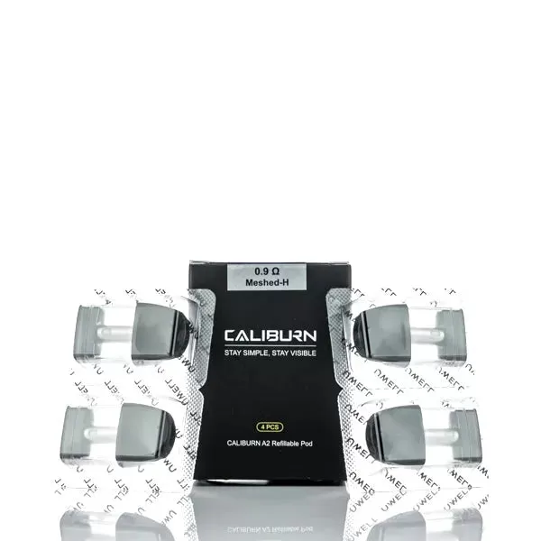 Uwell Caliburn A2 and A2S Replacement Pods - A2S - 1.2ohm Mesh